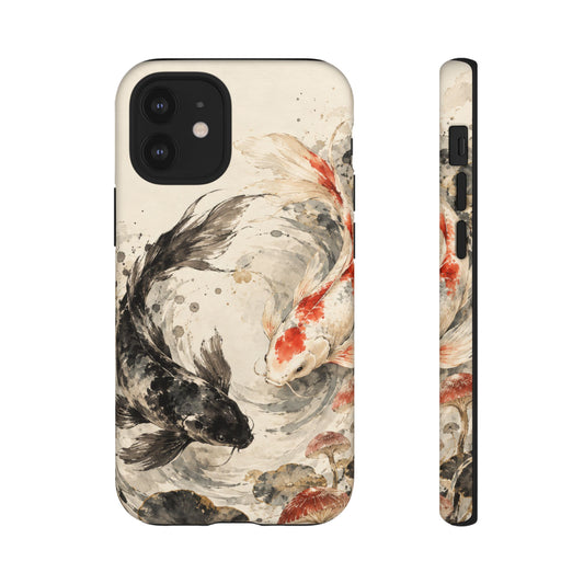 Copper and Ink iPhone Tough Case | Ink Koi