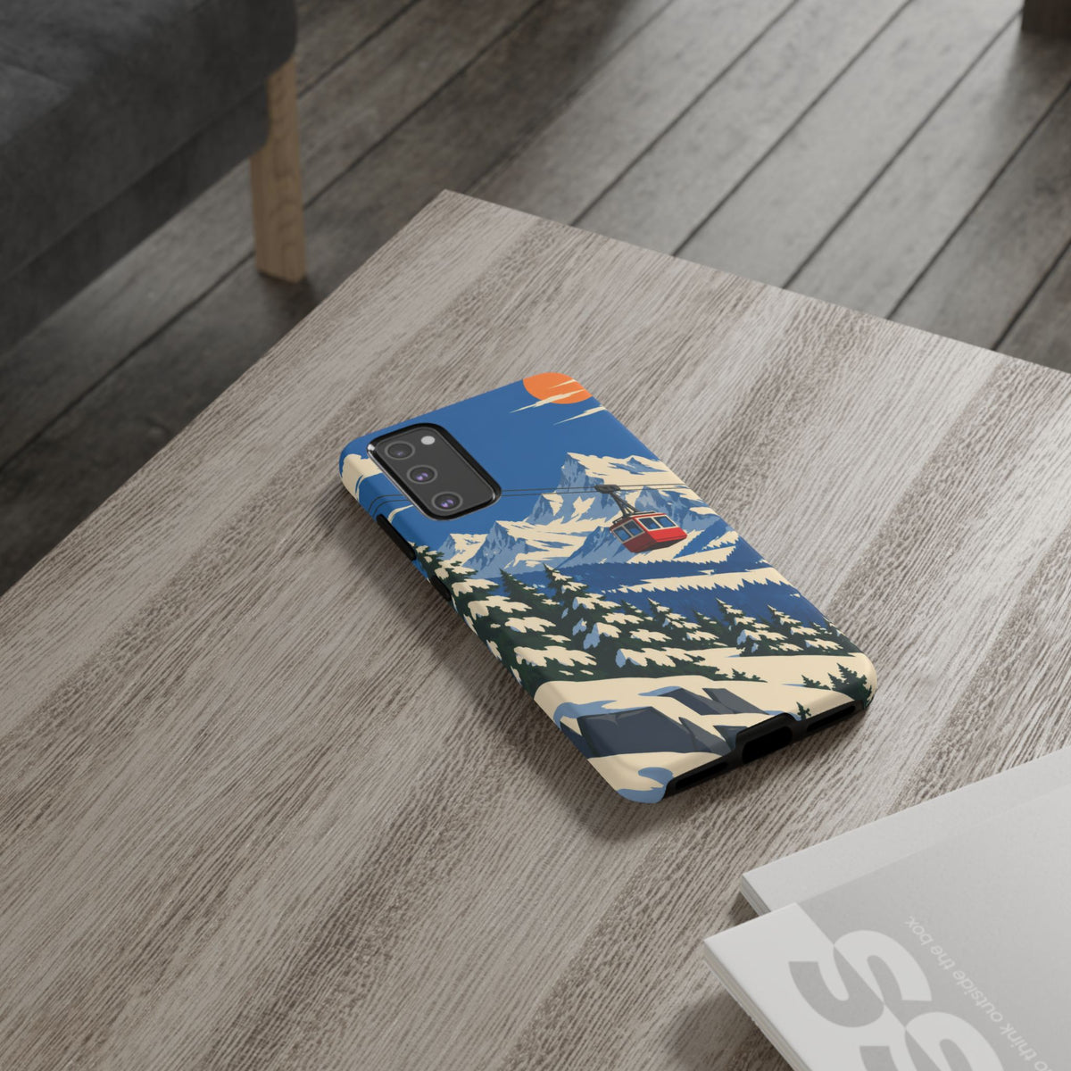 Swiss Skiing — Lift to the Sky Samsung Galaxy Tough Case
