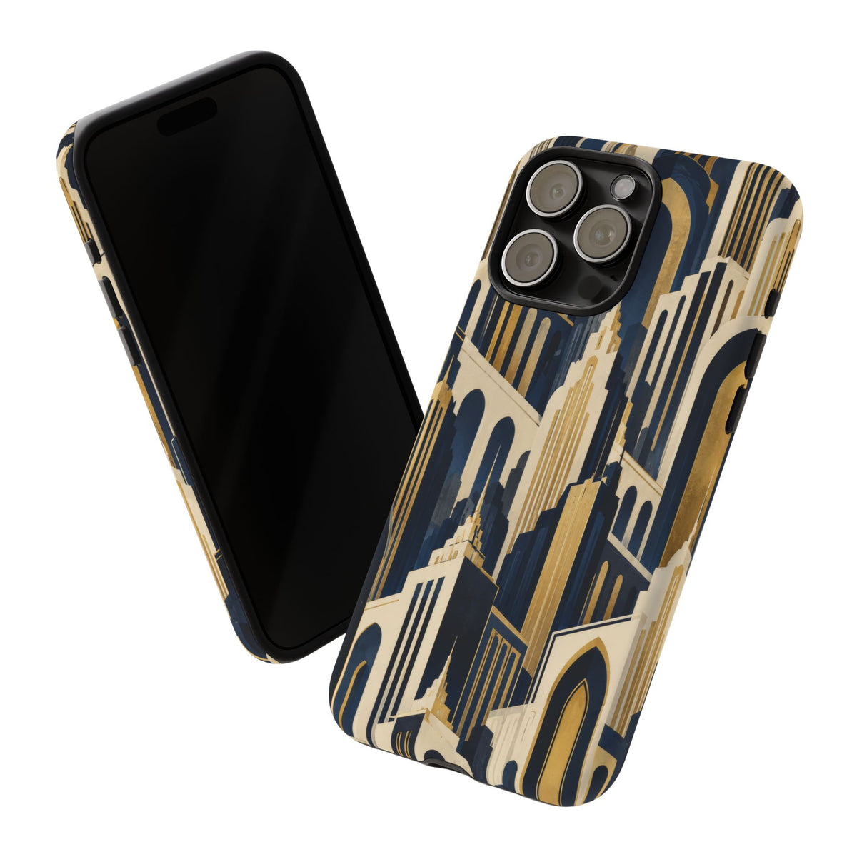 Midnight Metropolis iPhone Tough Case | art deco