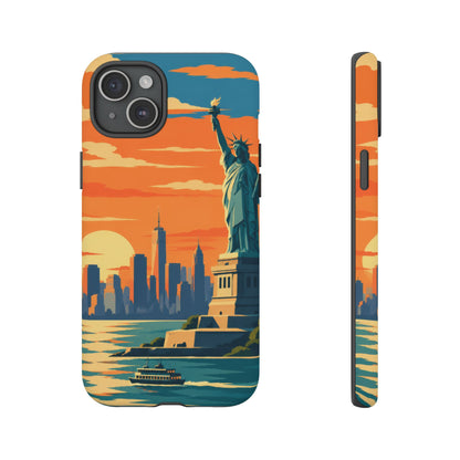 New York City — Harbor Liberty iPhone Tough Case