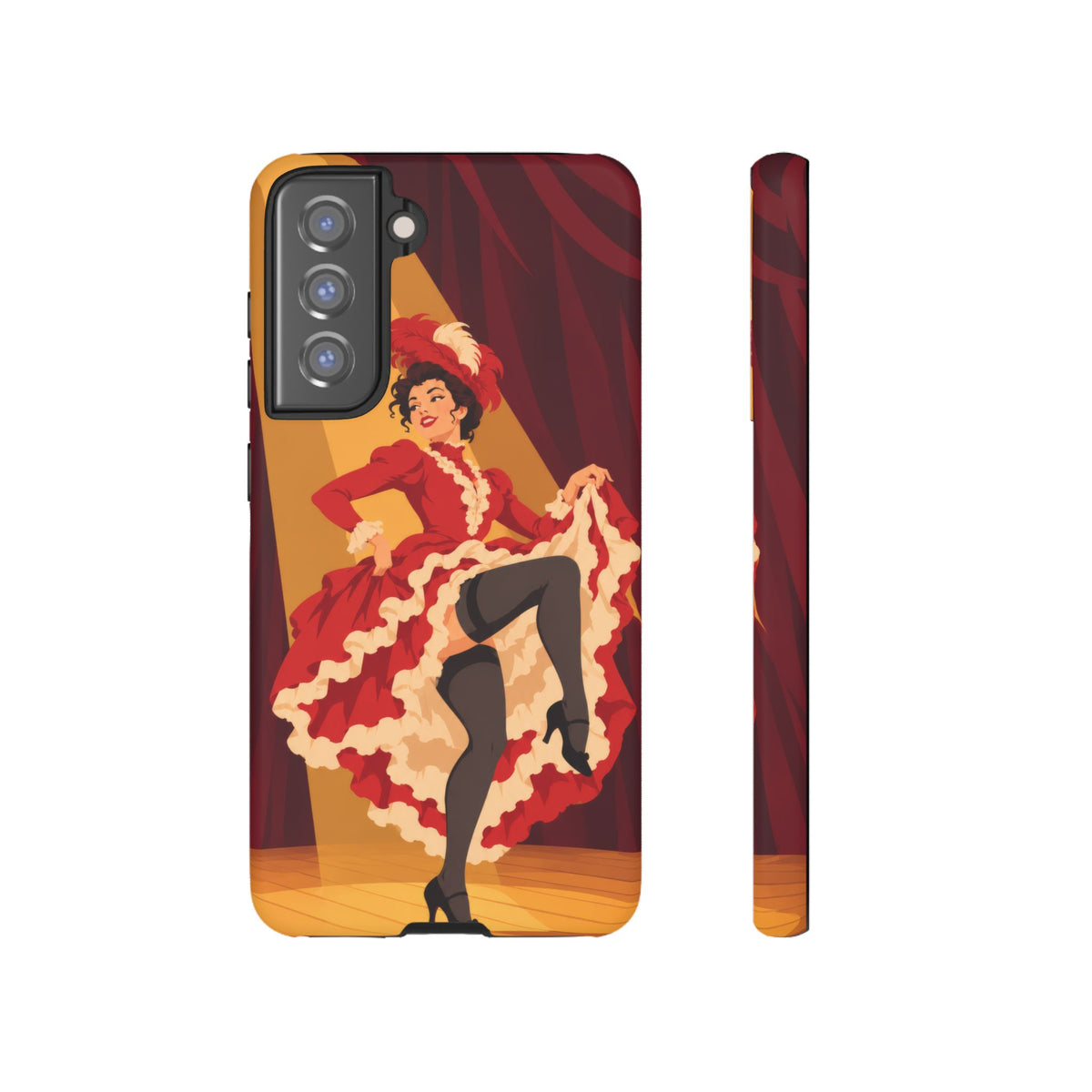 Moulin Rouge Dancer — Crimson Cabaret Samsung Galaxy Tough Case | cabaret dancer