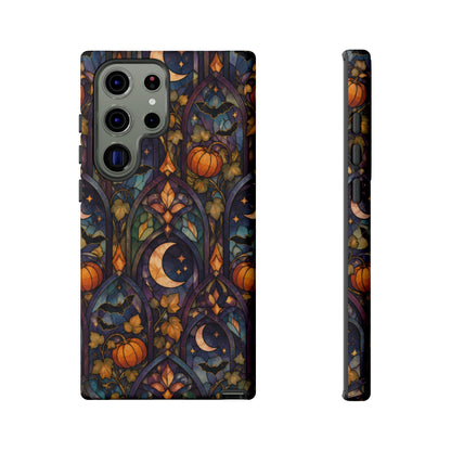 Amber Moon Window Samsung Galaxy Tough Case | celestial halloween