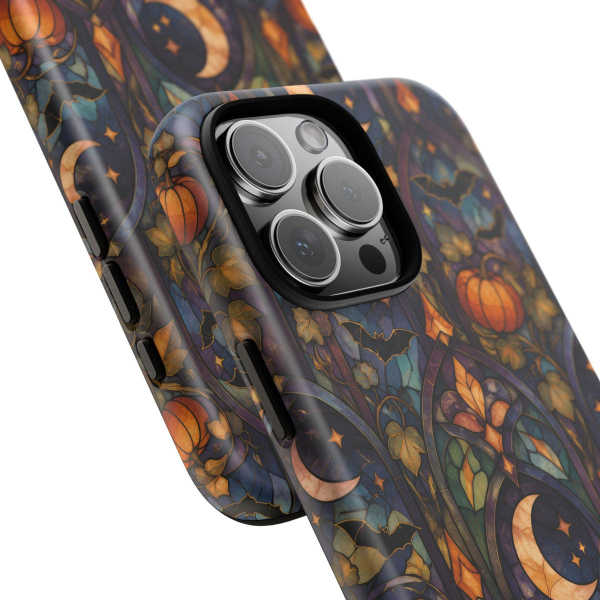 Amber Moon Window iPhone Tough Case | celestial halloween
