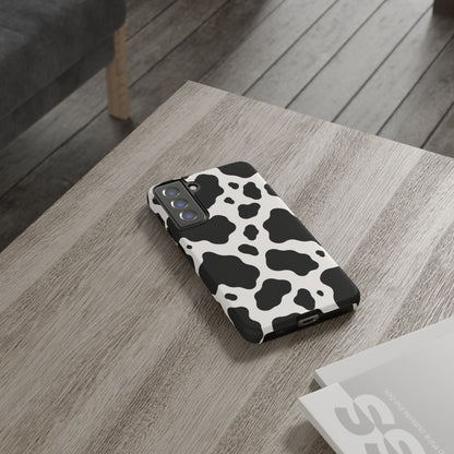 Classic Holstein Samsung Galaxy Tough Case | Black & White Cow Print