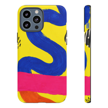 Offbeat iPhone Tough Case | Abstract Color Block Art