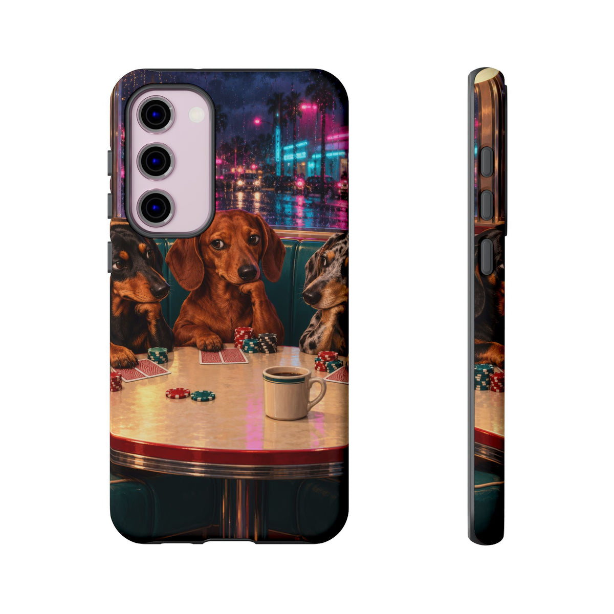 All-Night Aces Samsung Galaxy Tough Case | dachshund poker