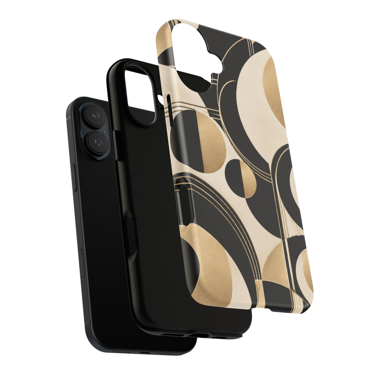Pearl Orbit iPhone Tough Case | art deco