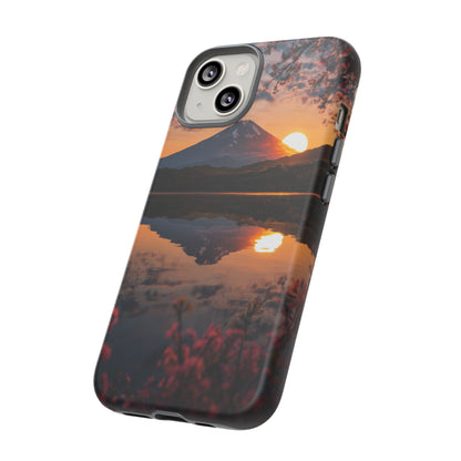 Fuji Golden Reflection iPhone Tough Phone Case