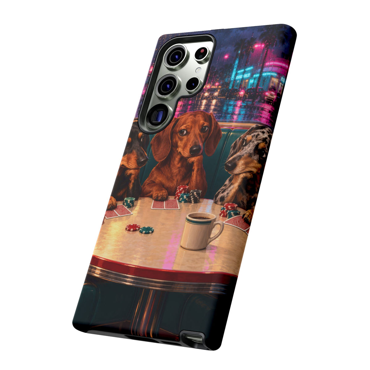 All-Night Aces Samsung Galaxy Tough Case | dachshund poker