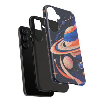 Cosmic Cut Paper Samsung Galaxy Tough Case | modern space