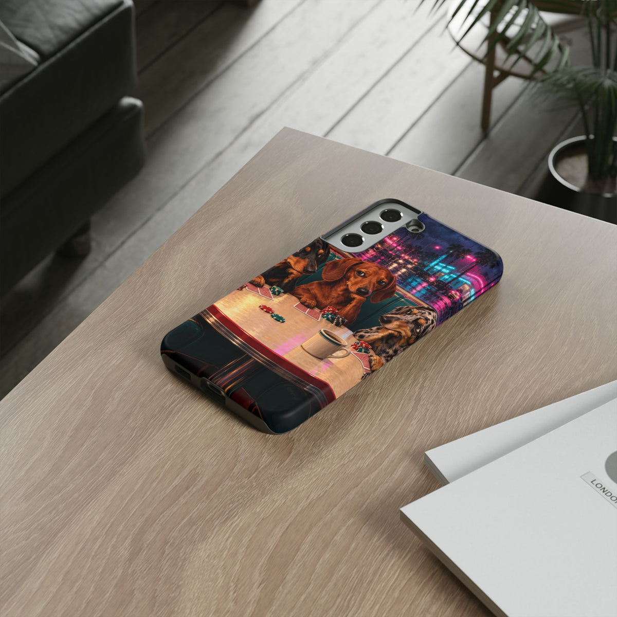 All-Night Aces Samsung Galaxy Tough Case | dachshund poker