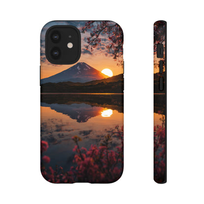 Fuji Golden Reflection iPhone Tough Phone Case