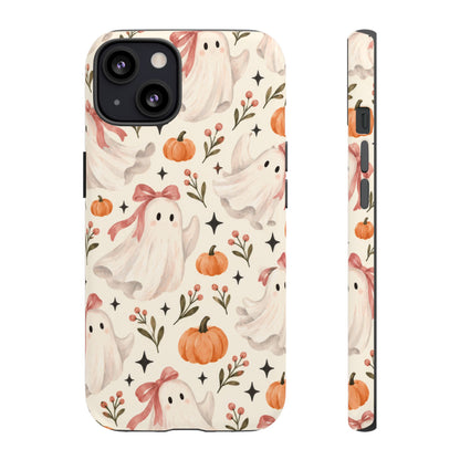 Blush Boo Social iPhone Tough Case | cute ghost