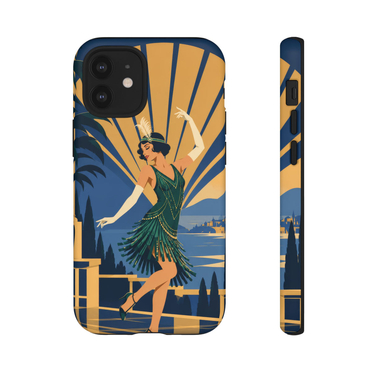 1920s Flapper — Jazz After Dark iPhone Tough Case