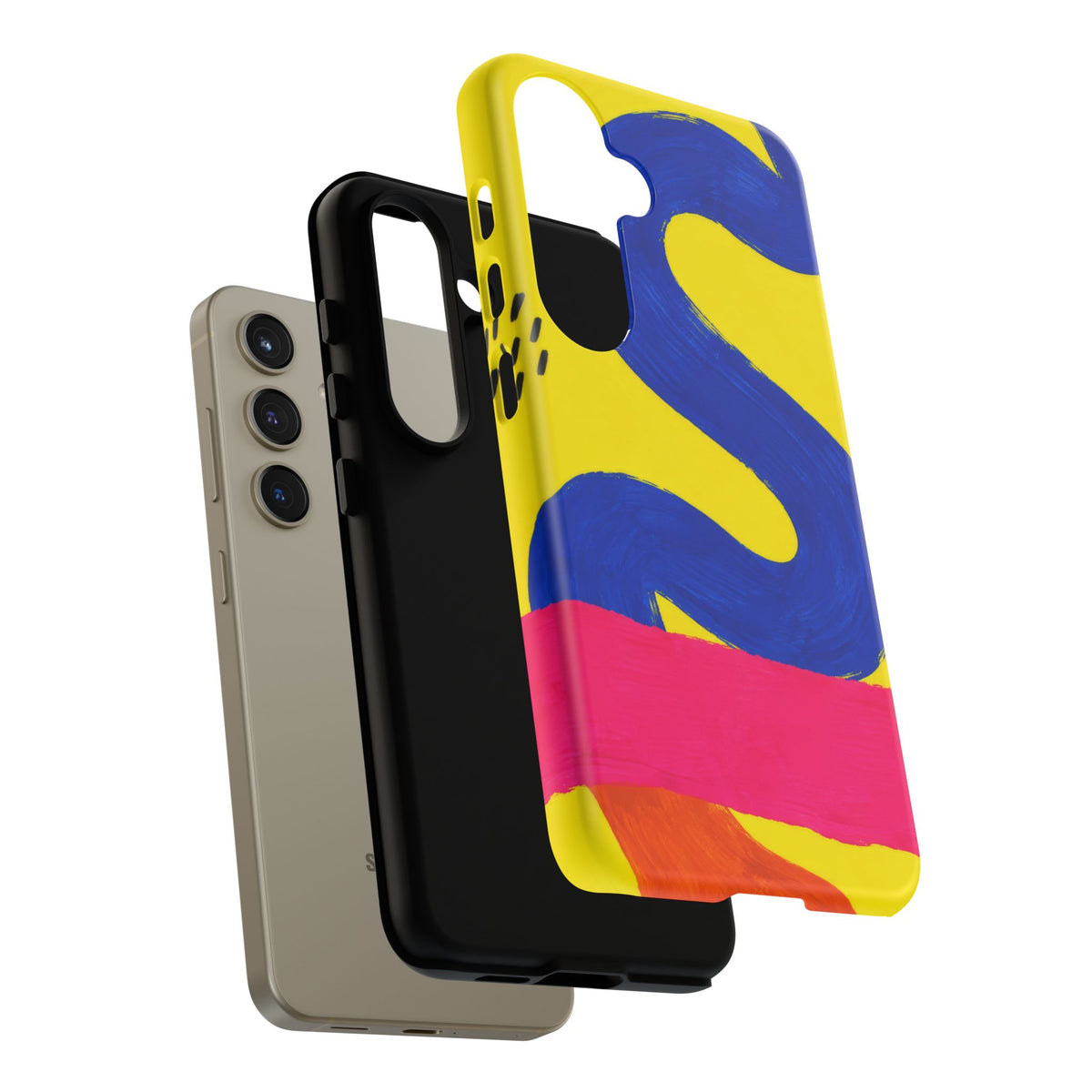 Offbeat Samsung Galaxy Tough Case | Abstract Color Block Art