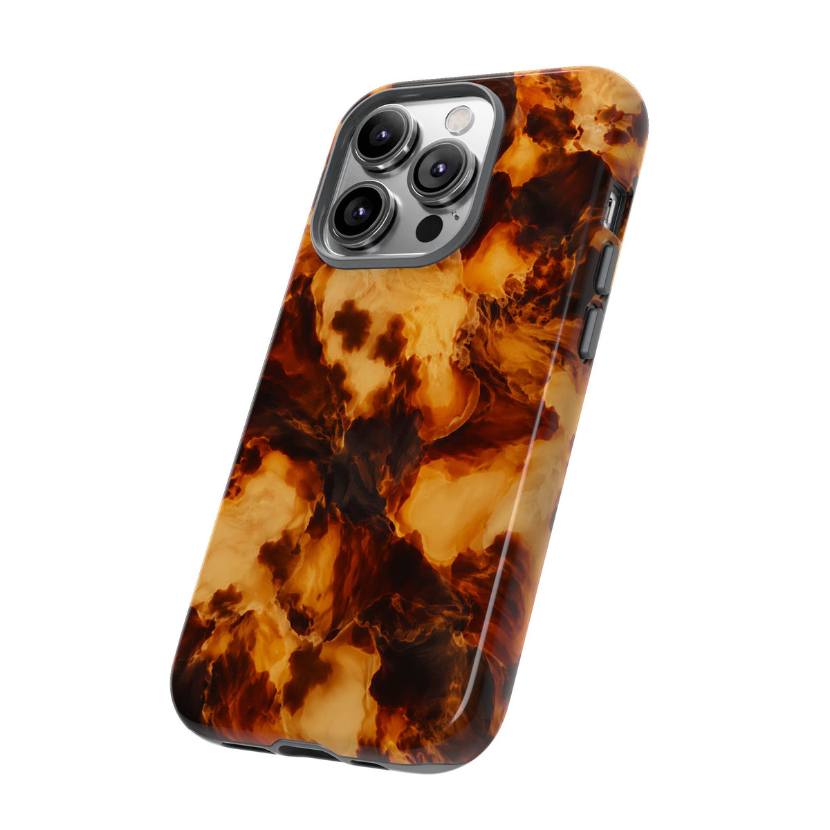 Amber Marble iPhone Tough Case | Amber Mosaic