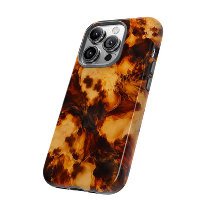 Amber Marble iPhone Tough Case | Amber Mosaic
