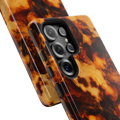 Amber Marble Samsung Galaxy Tough Case | Amber Mosaic