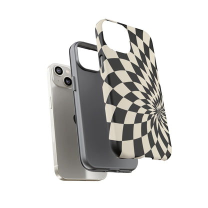 Twist Theory iPhone Tough Case | Optical Checkerboard