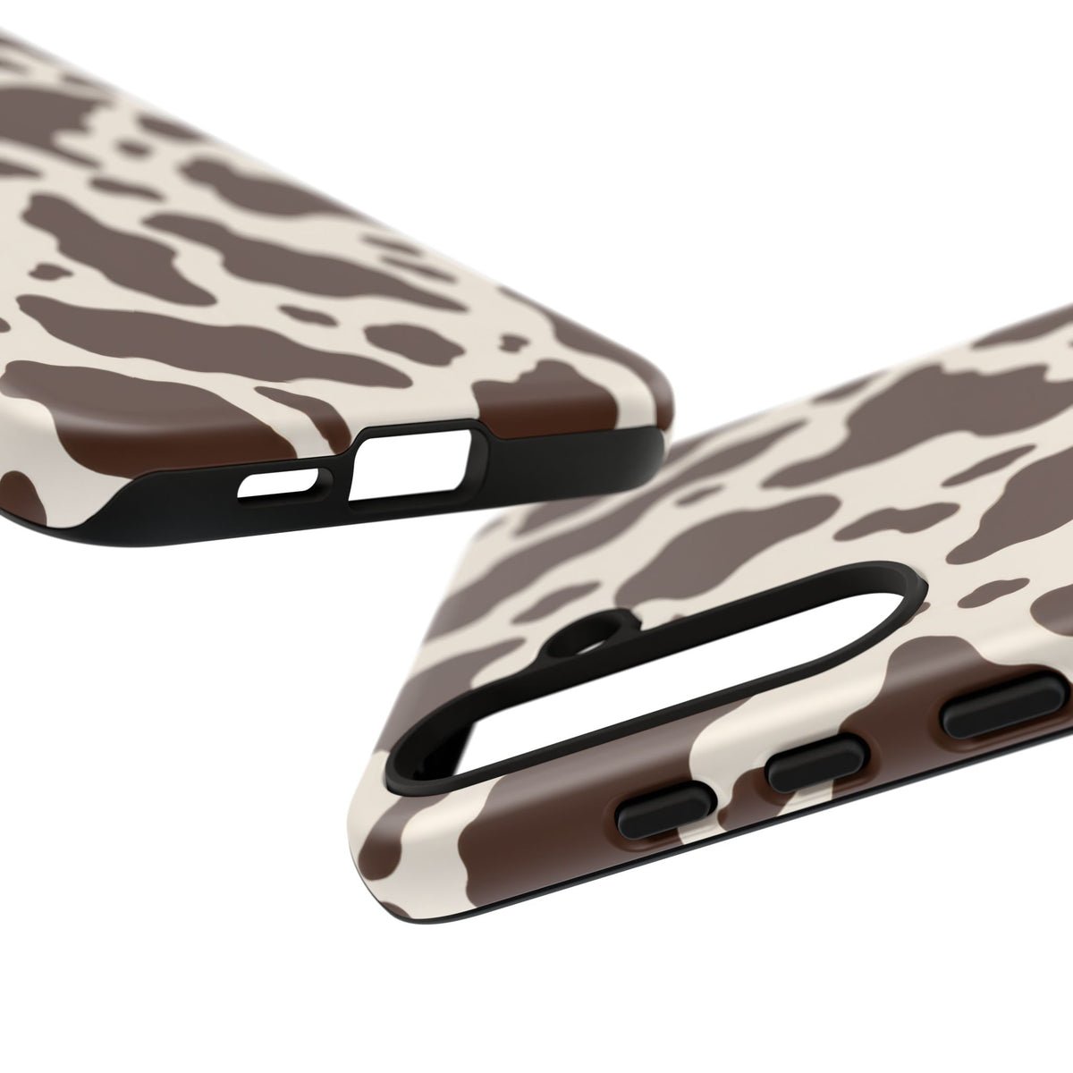 Cocoa Ranch Samsung Galaxy Tough Case | Brown Cow Print