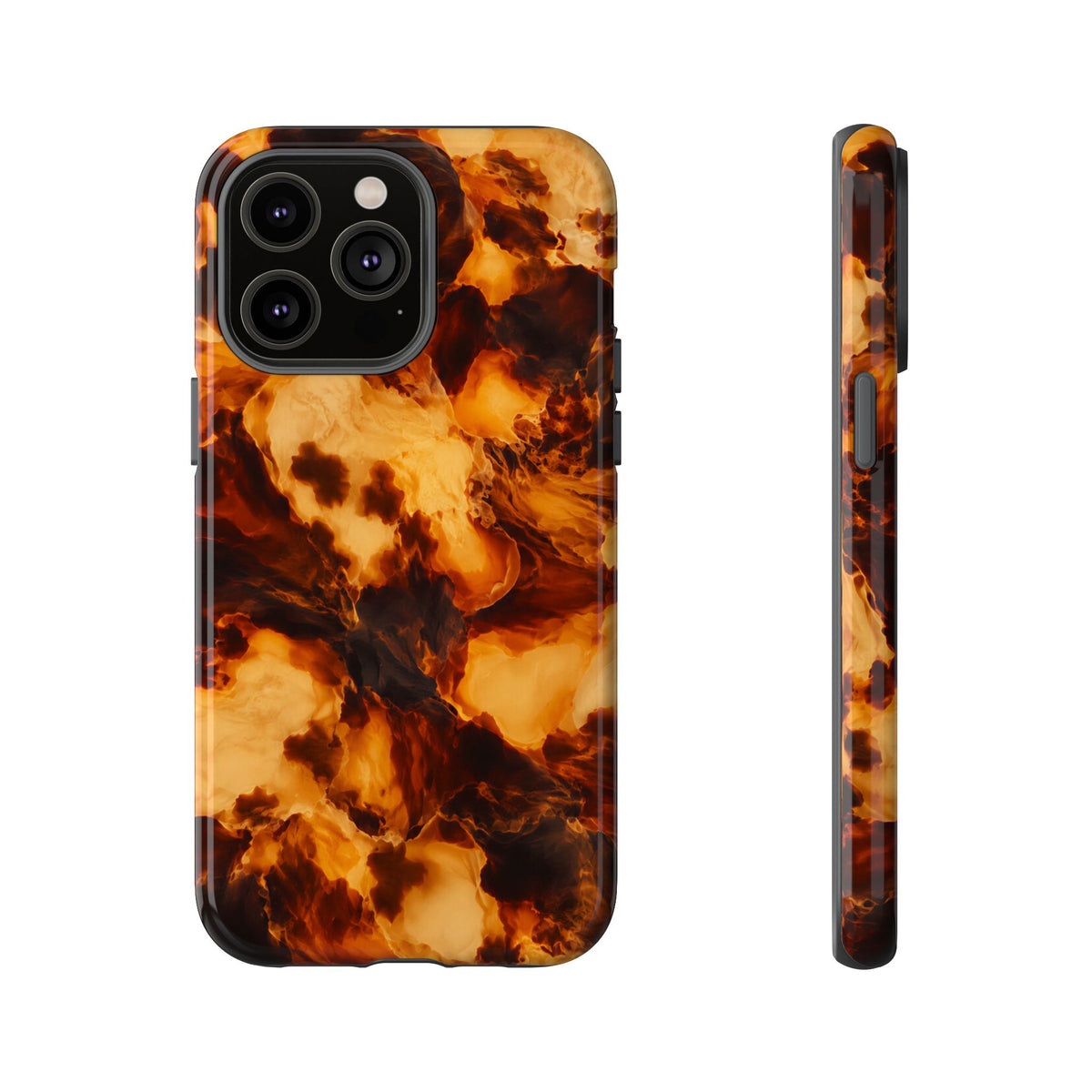 Amber Marble iPhone Tough Case | Amber Mosaic
