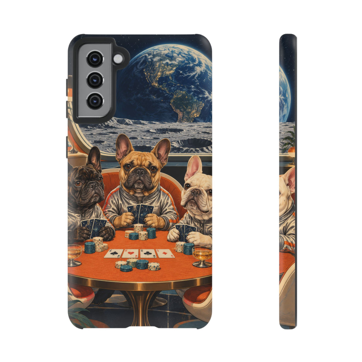 Lunar Card Club Samsung Galaxy Tough Case | french bulldog