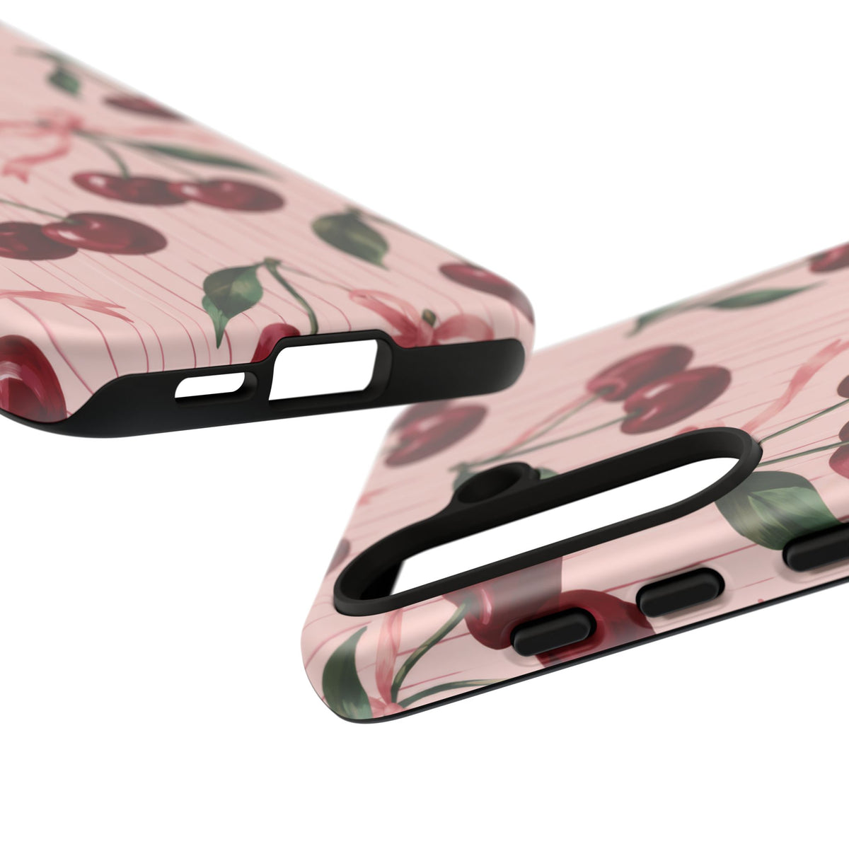 Cherry Ribbon Samsung Galaxy Tough Case | cherry print