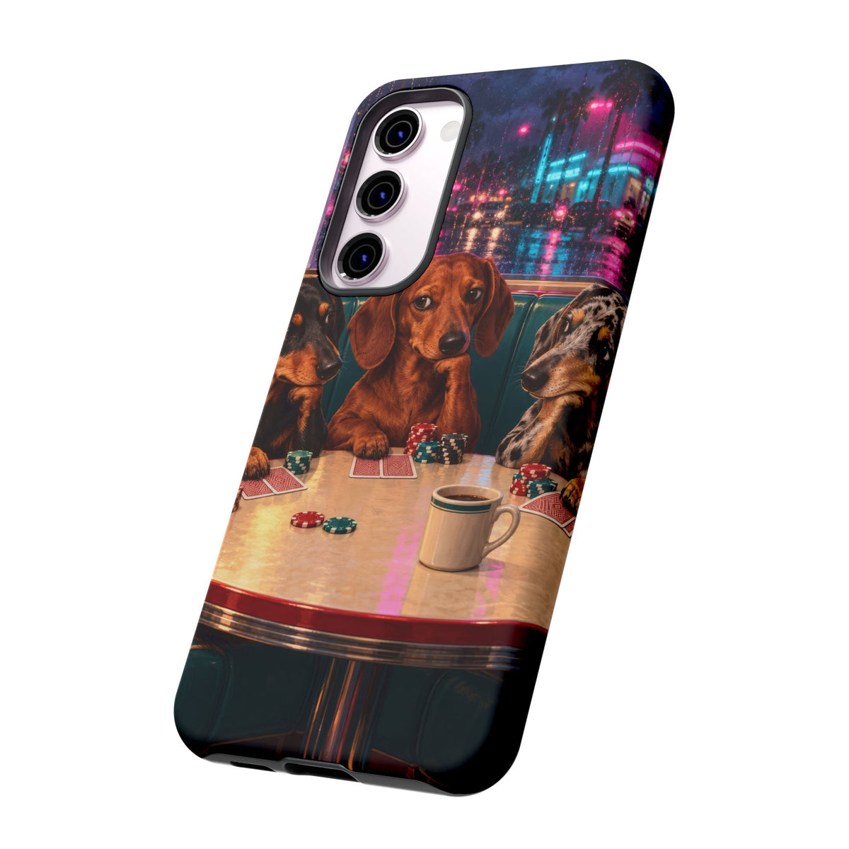 All-Night Aces Samsung Galaxy Tough Case | dachshund poker