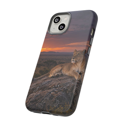 Lioness in the Blue Hour iPhone Tough Case