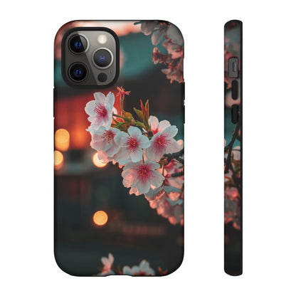Kyoto Blossom Lanterns iPhone Tough Phone Case