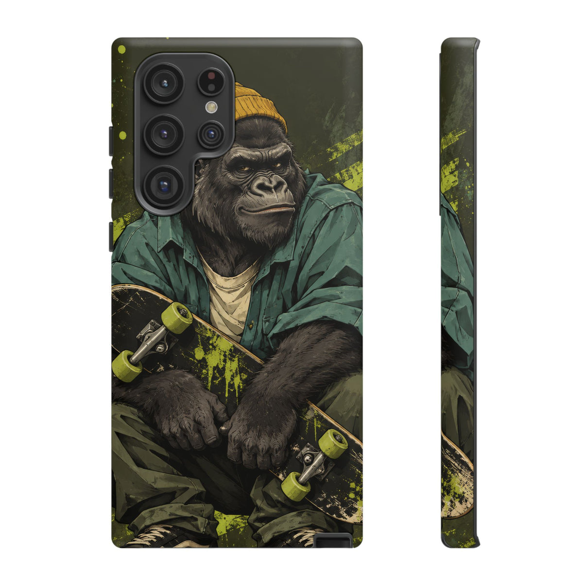 Concrete Jungle Samsung Galaxy Tough Case | Skater Gorilla Illustration