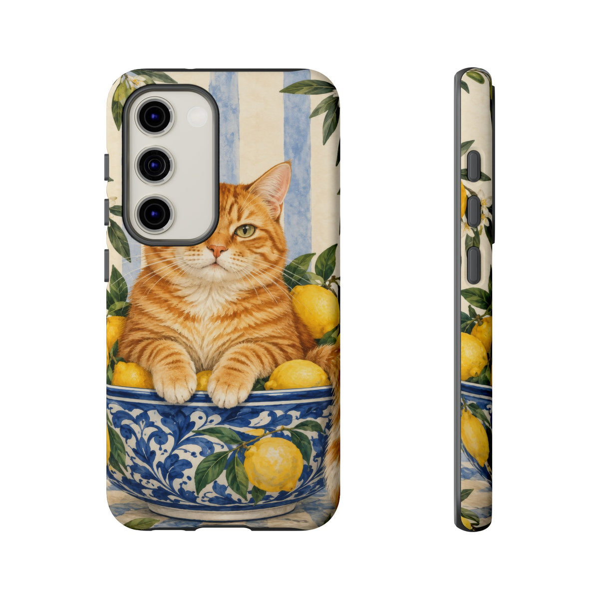 Citrus Inspector Samsung Galaxy Tough Case | ginger cat