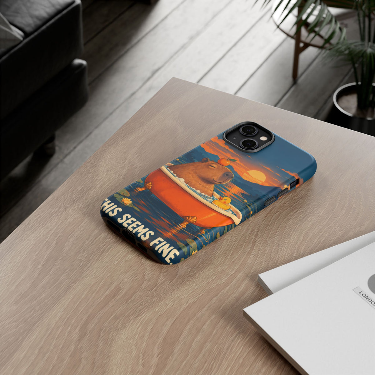 Minor Inconvenience iPhone Tough Case | funny capybara