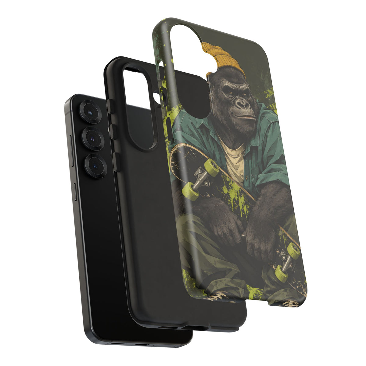 Concrete Jungle Samsung Galaxy Tough Case | Skater Gorilla Illustration