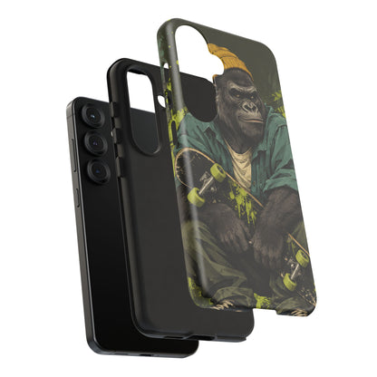 Concrete Jungle Samsung Galaxy Tough Case | Skater Gorilla Illustration