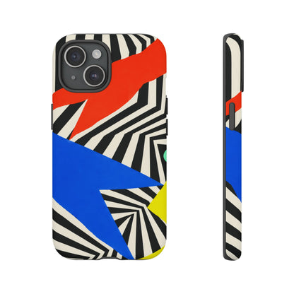 Broken Signal iPhone Tough Case | Optical Stripe Art