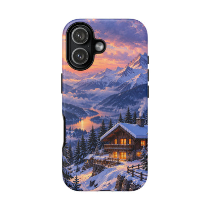 Alpine Hearth iPhone Tough Case | winter cabin