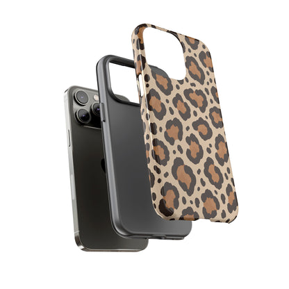 Leopard Print iPhone Tough Case | Cocoa Wildcat