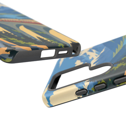 Travel by Train — Alpine Express Samsung Galaxy Tough Case | train travel