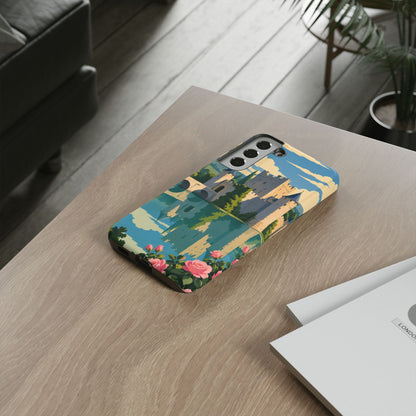 English Castle — Moat and Roses Samsung Galaxy Tough Case