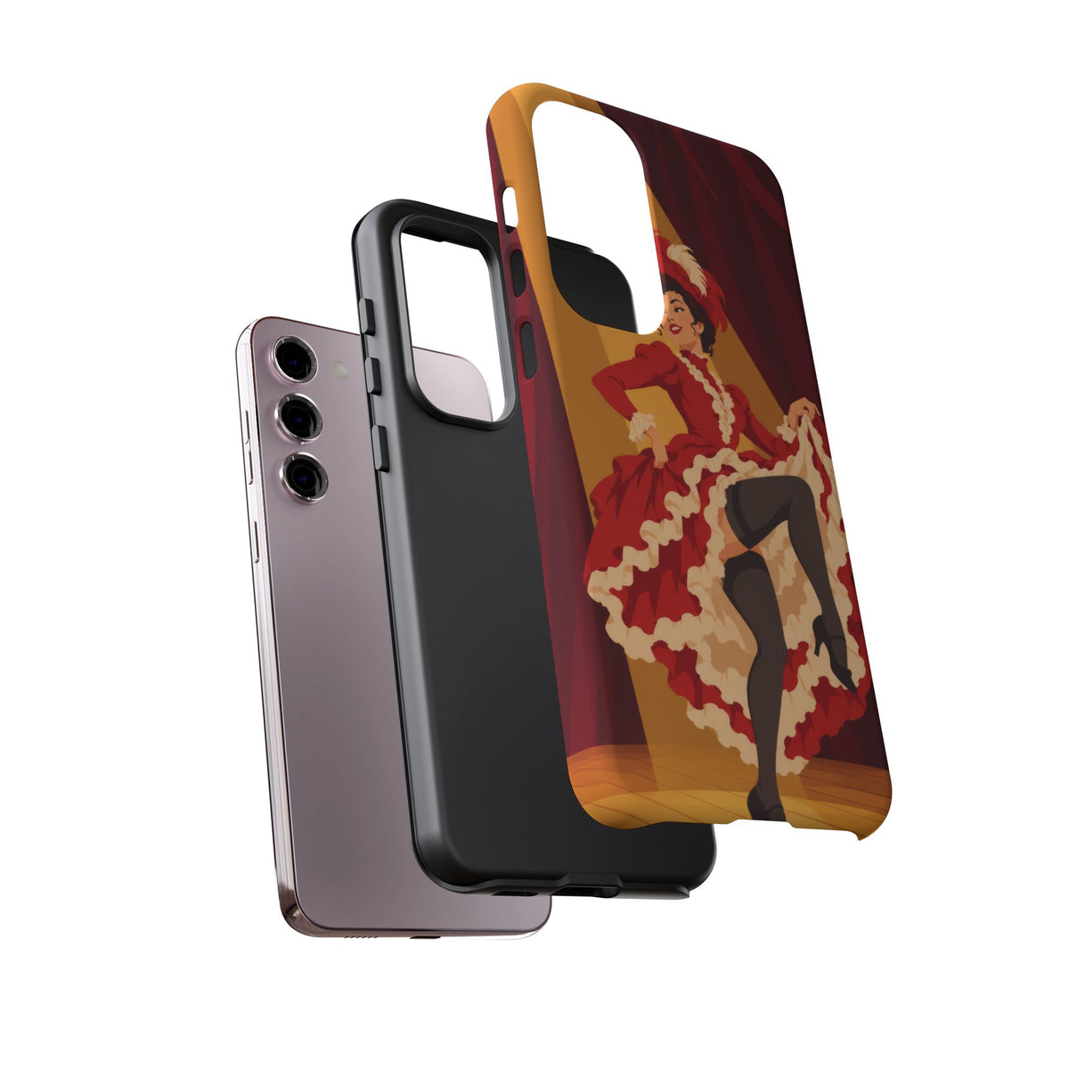 Moulin Rouge Dancer — Crimson Cabaret Samsung Galaxy Tough Case | cabaret dancer