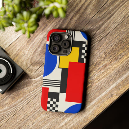 Primary Frequency iPhone Tough Case | Primary Color Geometry