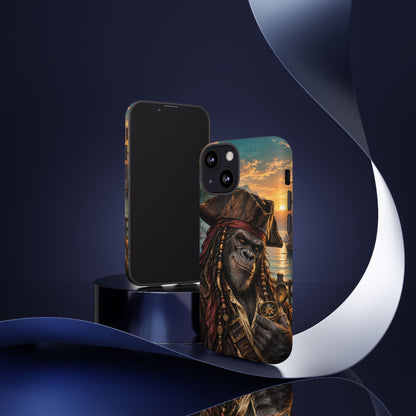 Pirate Gorilla iPhone Tough Case | Captain Silverback