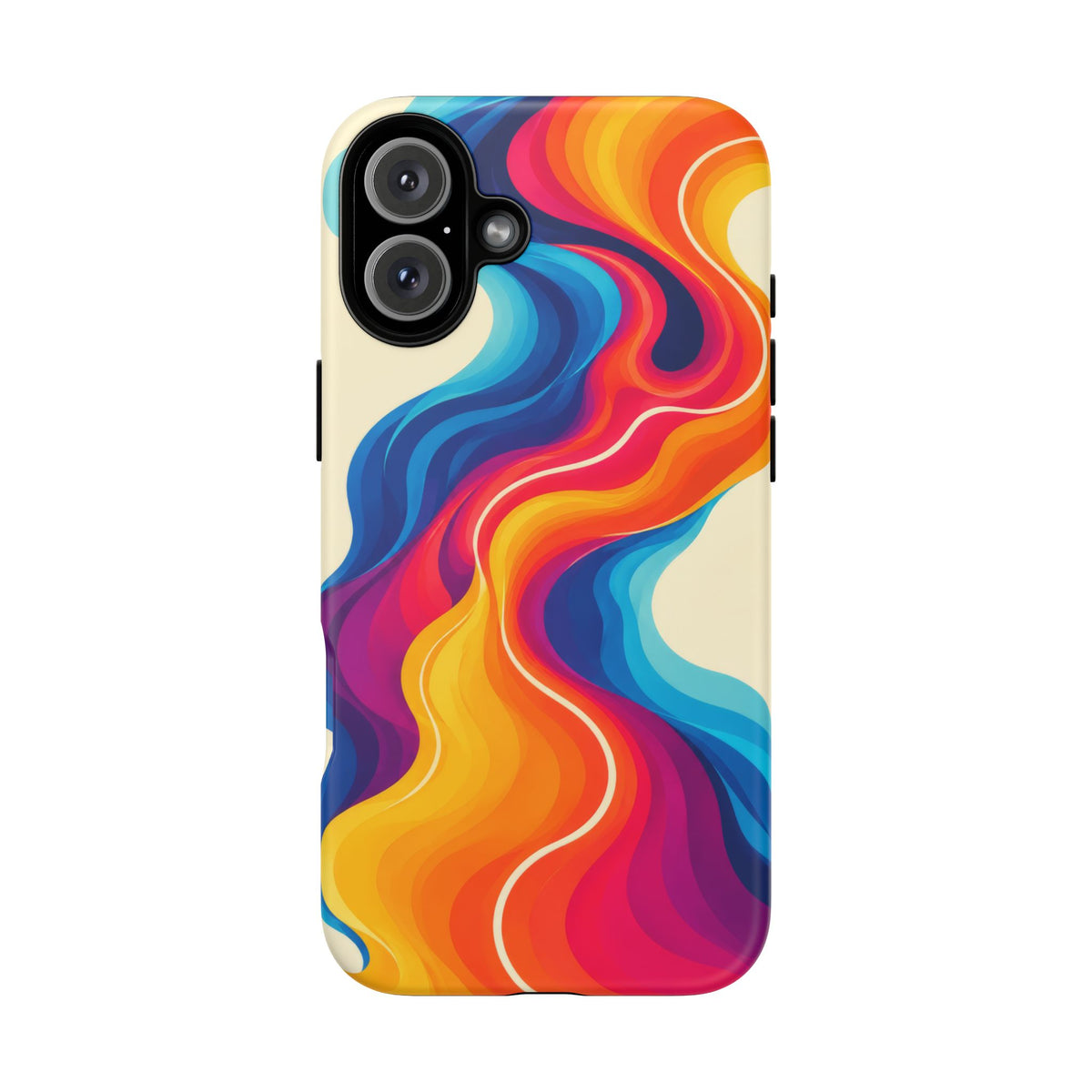 Electric Tide iPhone Tough Case | psychedelic wave