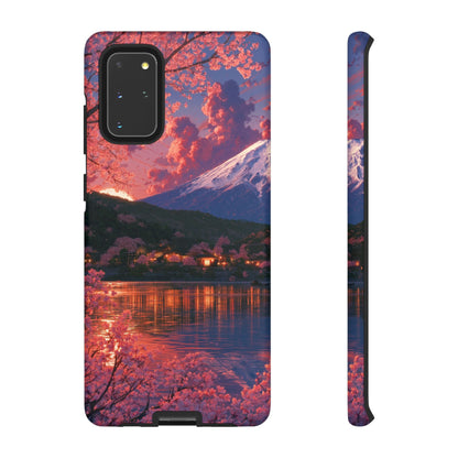 Sakura Lakeside Village Samsung Galaxy Tough Phone Case