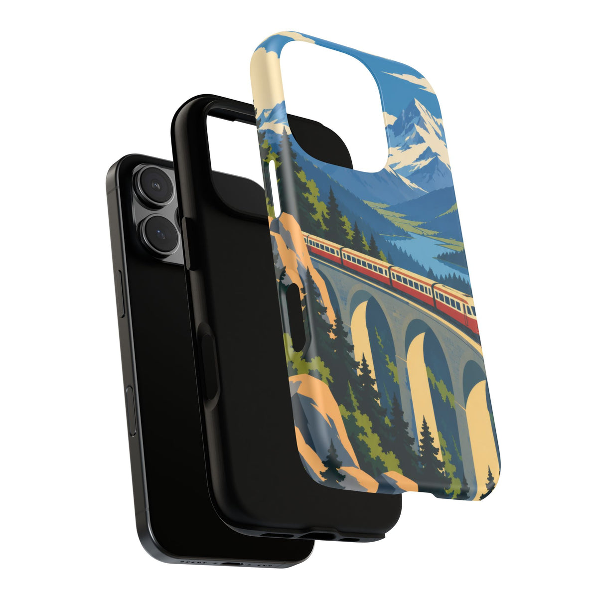 Travel by Train — Alpine Express iPhone Tough Case | train travel