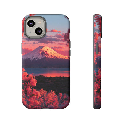 Fuji Rose Horizon iPhone Tough Phone Case