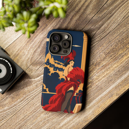 Moulin Rouge Dancer — Velvet Encore iPhone Tough Case | cabaret dancer