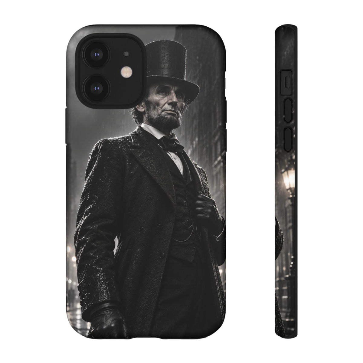 Abe after Midnight iPhone Tough Case | noir lincoln