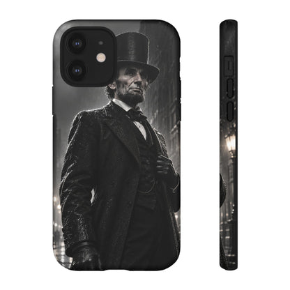 Abe after Midnight iPhone Tough Case | noir lincoln